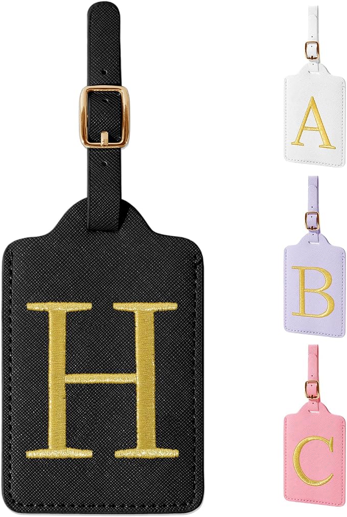 Personalized Initial Luggage Tags by izuzta
