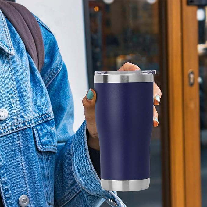 DOMICARE 20oz Tumbler with Lid Stainless Steel Tumblers Bulk, Double Wall - Image 7