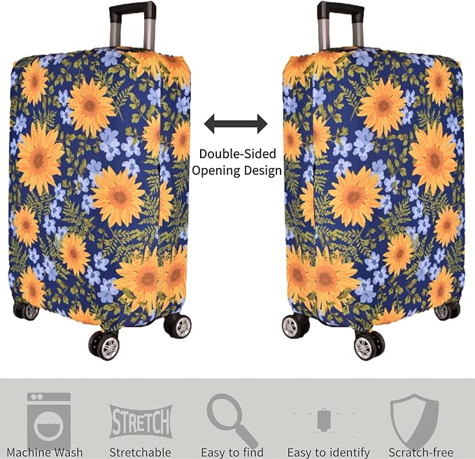 7-Mi Luggage Cover£¬ Suitcase Covers 19-30 Inch Expandable Anti-Scratch Luggage - Image 2