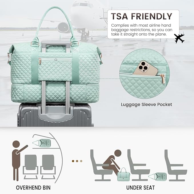 LOVEVOOK Travel Duffle Bag, Weekender Bags - Image 5
