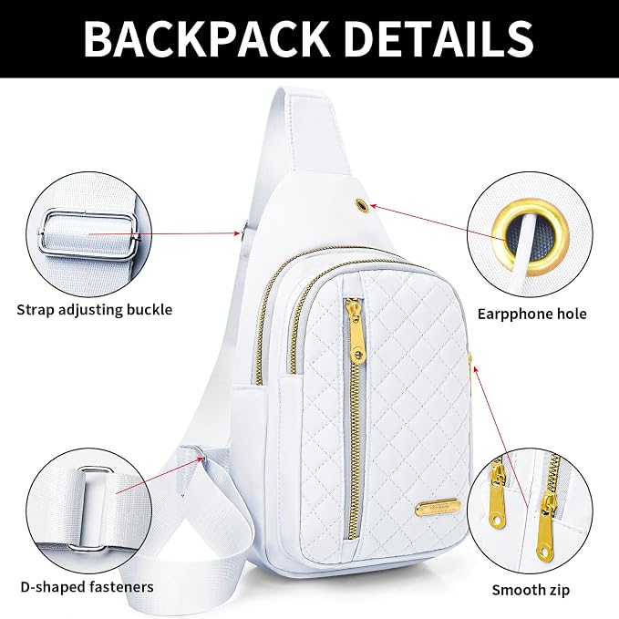 Small Sling Bag For Women Men Casual Crossbody Sling Backpack - Image 5