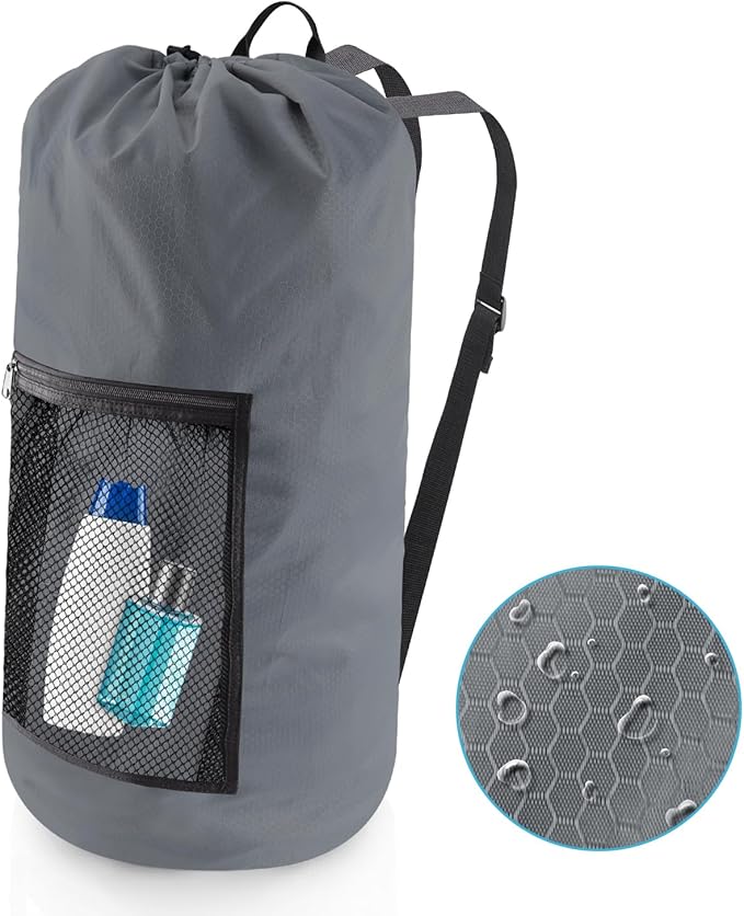 Laundry Bag Backpack, Extra Large Travel Laundry Bag by Unknown