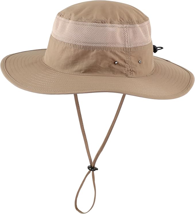 Home Prefer UPF 50+ Men's Sun Hat Wide Brim Bucket Hat UV Protection Hat by HomePreferHatsCaps