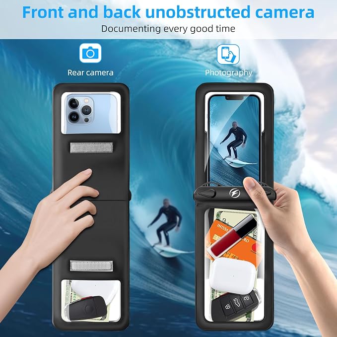 Waterproof Phone Pouch Double Space Waterproof Phone Case - Image 3