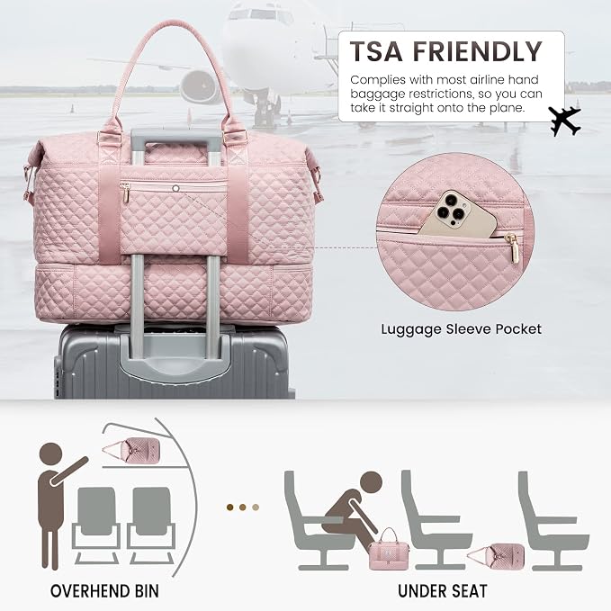 LOVEVOOK Travel Duffle Bag, Weekender Bags - Image 5