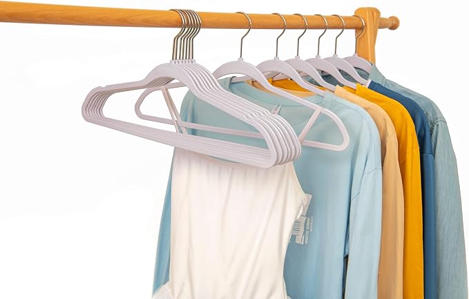 Quality Hangers 160 Pack Non-Velvet Plastic Hangers - Image 5