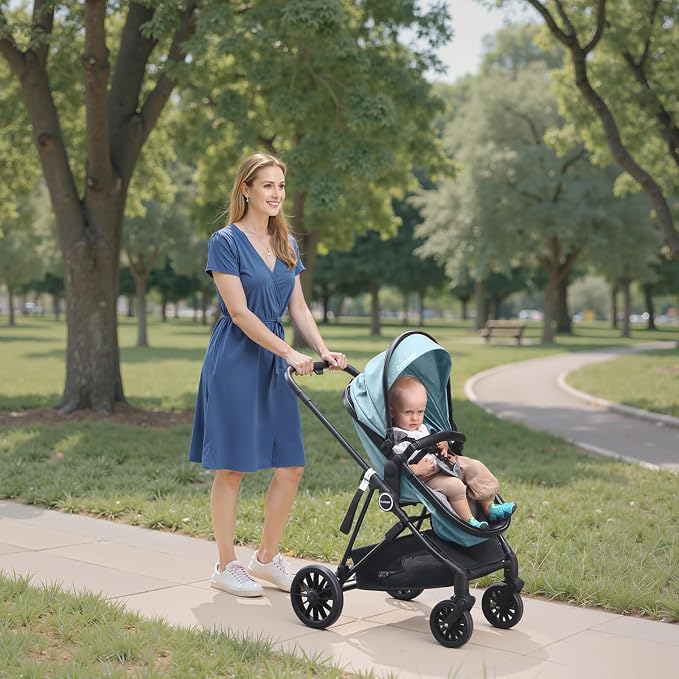Lite 2.0 Baby Stroller with Newborn Mode, 2-in-1 Foldable Infant Stroller with - Image 6