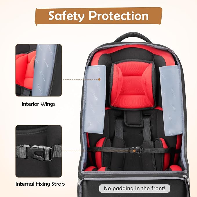 YOREPEK Padded Car Seat Backpack - Image 5
