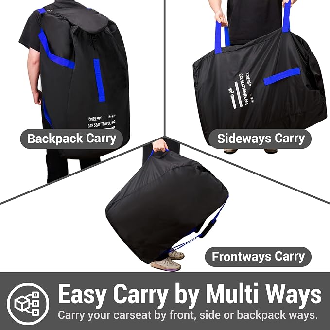 Car Seat Travel Bag Backpack for Air Travel - Image 4