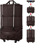 mixi Travel Bag with Wheels Expandable Foldable Luggage Bag Collapsible Rolling by MIXI