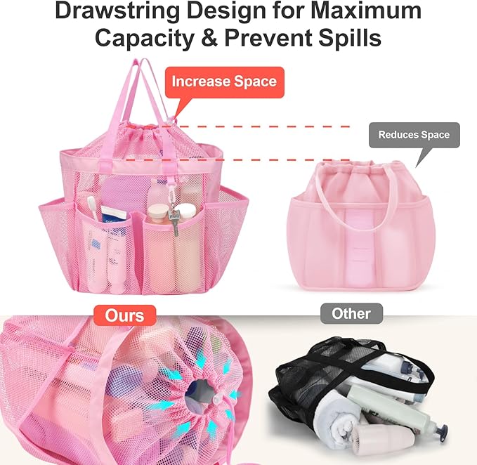F-color Mesh Shower Caddy Portable - Image 2