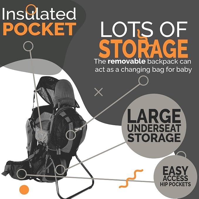 2-in 1 Baby Backpack Carrier - Image 4
