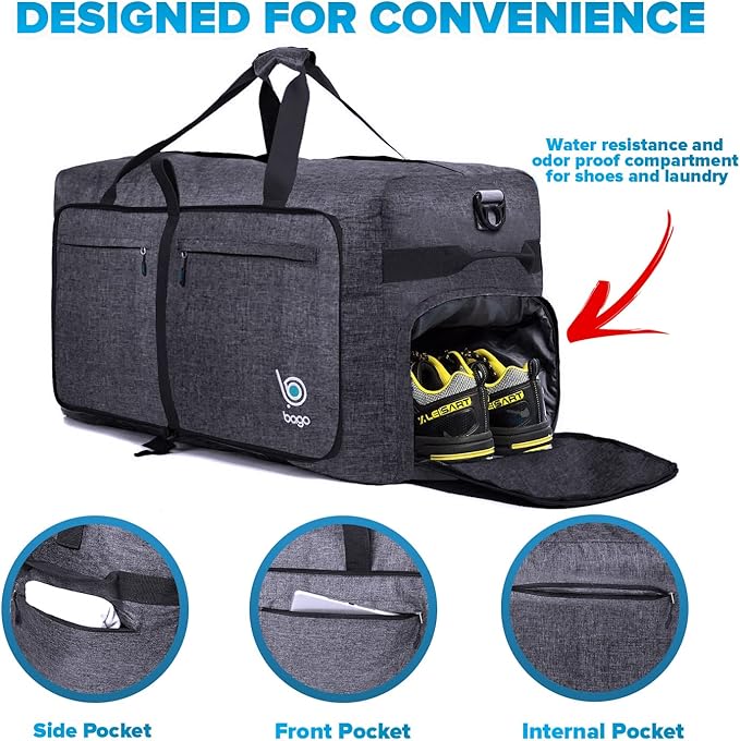 Bago Large Foldable Duffel Bags - Image 4