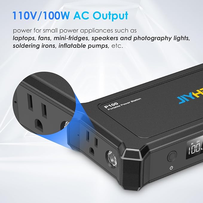 JIYHF Portable Power Bank with AC Outlet - Image 4