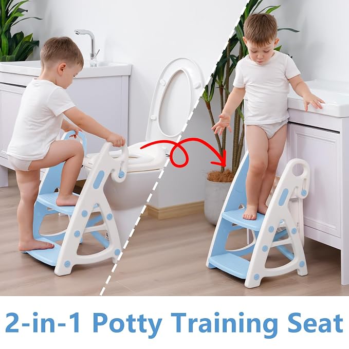 Potty Training Seat:2 in 1 Design Potty Seat - Image 2
