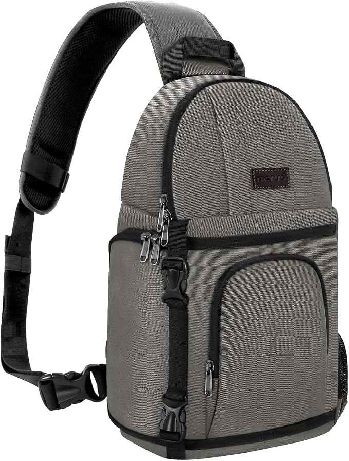 MOSISO Camera Sling Bag, DSLR/SLR/Mirrorless Camera Backpack Case Shockproof by MOSISO