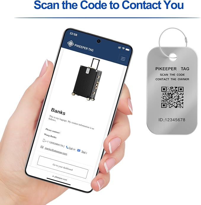 Smart QR Code Luggage Tags - Image 3