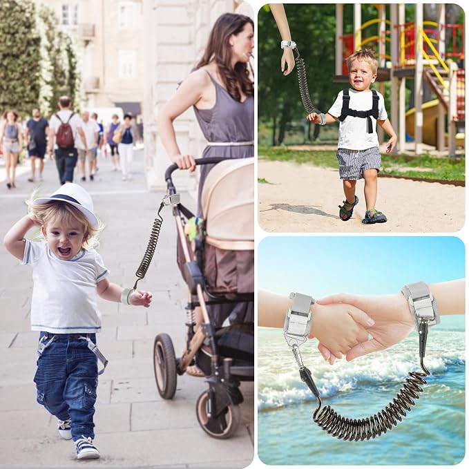 Accmor Toddler Harness Leash + Anti Lost Wrist Link, Cute Dinosaur Kids Harness - Image 8