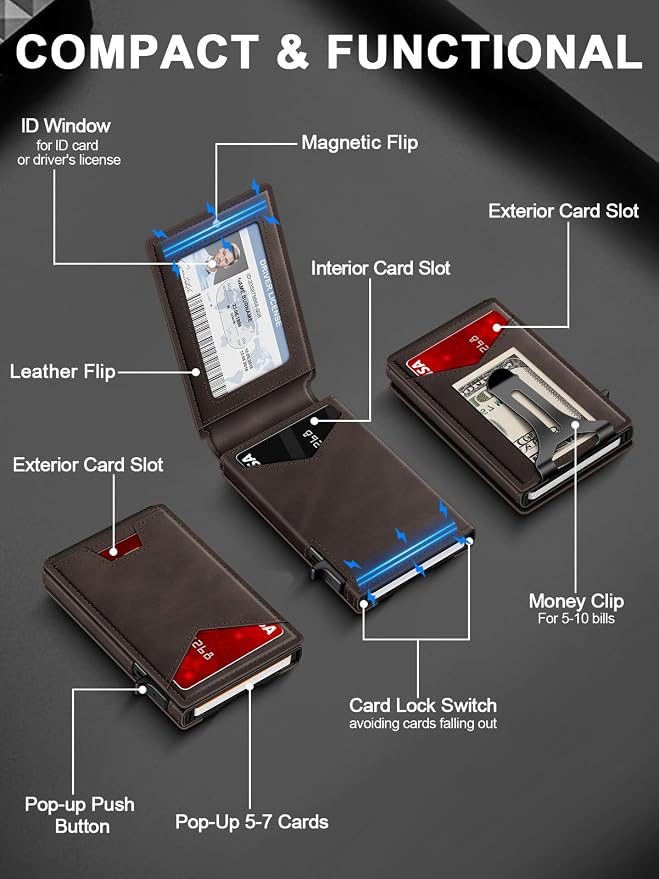 Wallet for Men RFID Wallet - Image 7