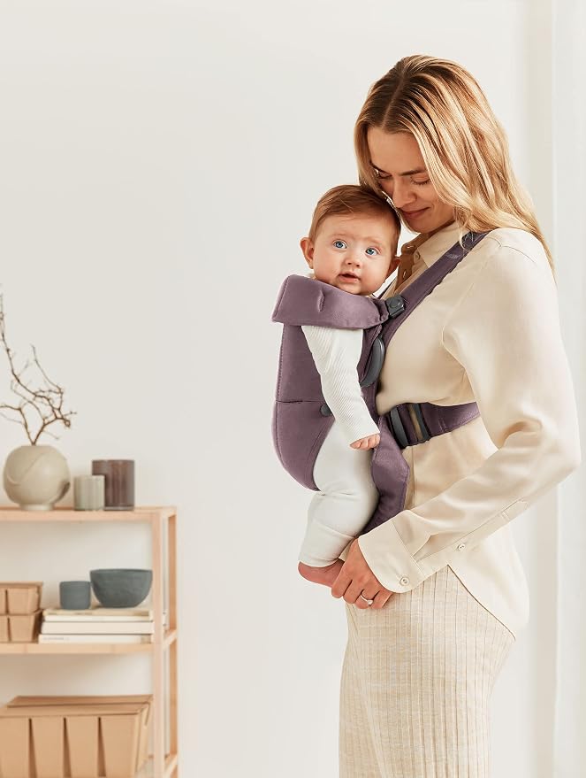 BabyBjörn Baby Carrier Mini, Dark Purple | Newborn Carrier, Easy-to-Use - Image 5