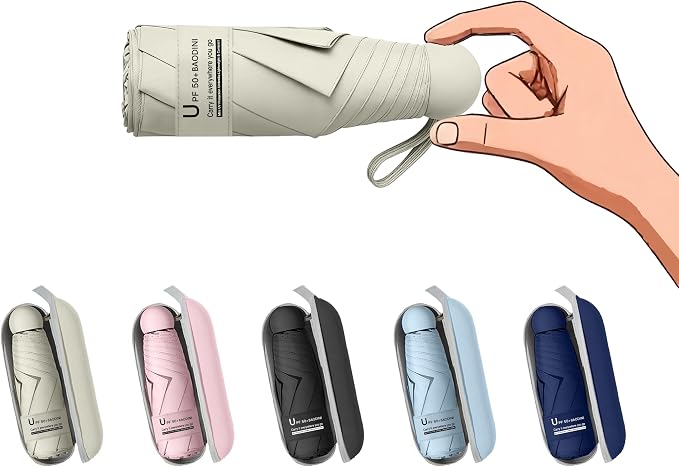 BAODINI Travel Mini Umbrella for Purse by BAODINI
