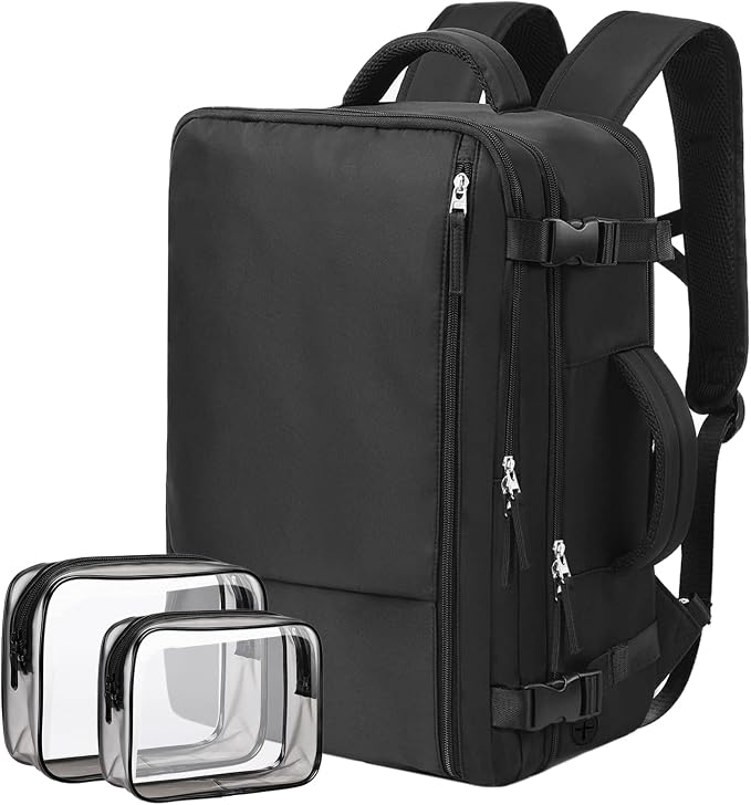 Hanples Travel Backpack for Women Men Large Carry On Person Item Flight by Hanples