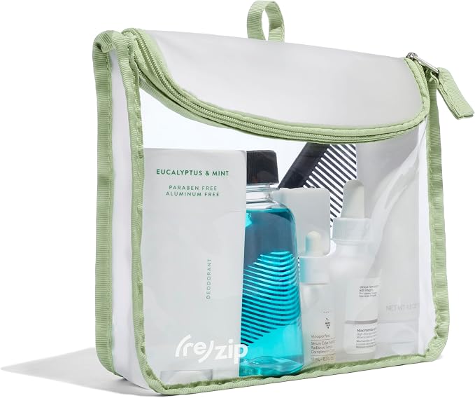 zip Zippered TSA-Compliant Travel Quart Bag | Zippered, Storage Bag by rezip