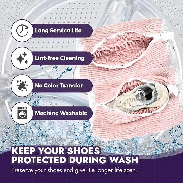 Shoe Cleaning Kit: Shoe Washing Bag, Mesh Laundry Bag - Image 3