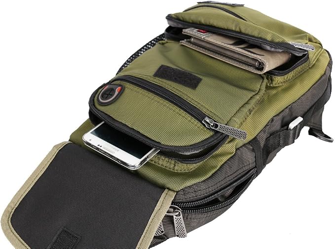 Sling Bag Chest Shoulder Backpack Crossbody Multipurpose Daypack - Image 6