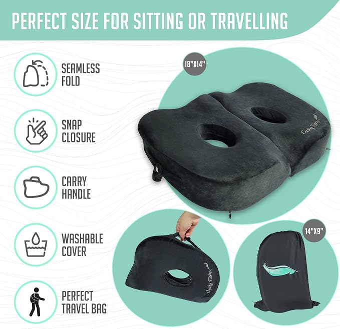 Foldable Sit Bone Seat Cushion - Image 4