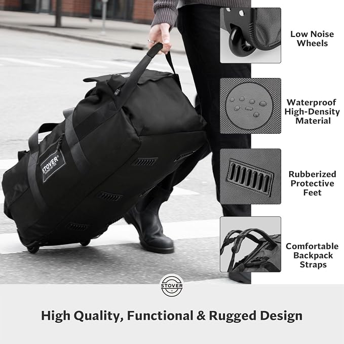 STOVER 100L Rolling Duffel Bag - Image 5