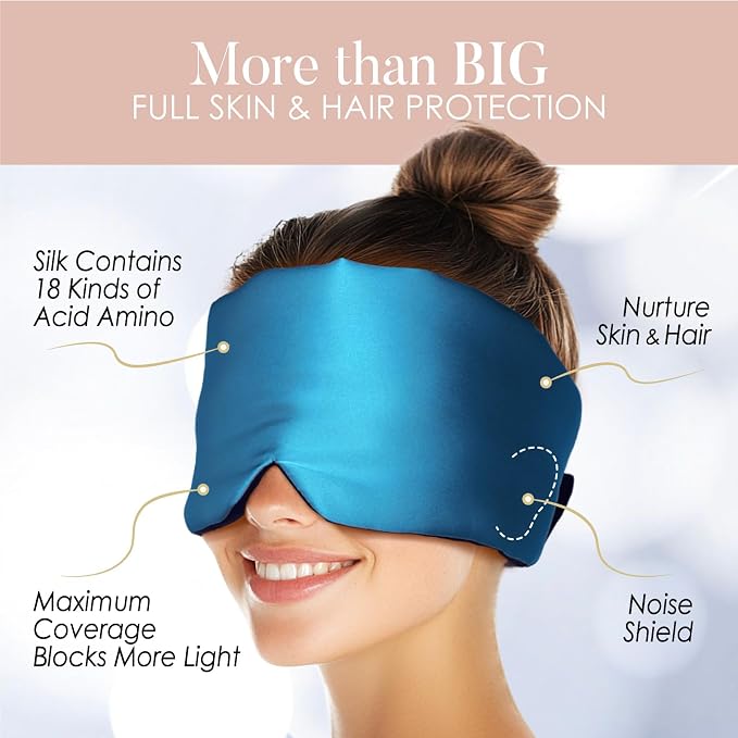 LULUSILK Reversible Mulberry Silk Sleep Mask - Image 5