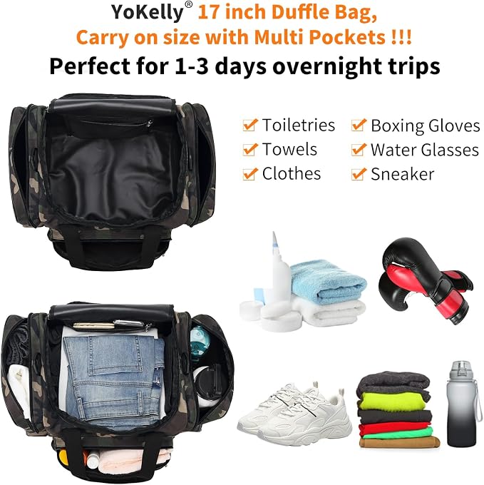 17 inch Small Duffle Bag - Image 3