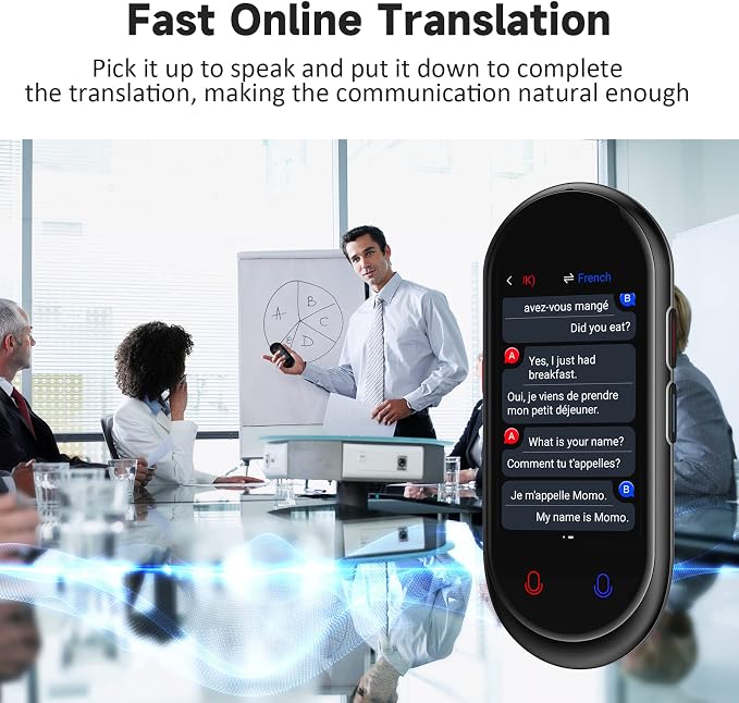 Language Translator Device, Portable Translator No WiFi Needed, Offline Voice - Image 4