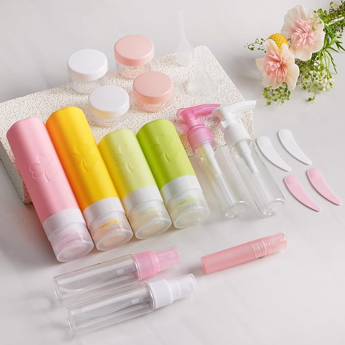 INSFIT Travel Bottles for Toiletries 23pack, TSA Approved Travel Size Toiletries - Image 6