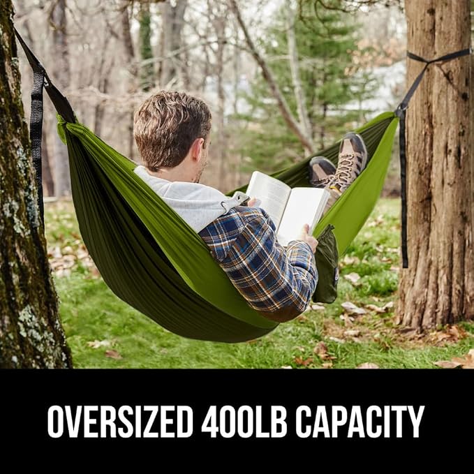 GORILLA GRIP Durable Portable Camping Hammock, Holds 400lbs - Image 3