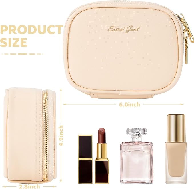 Small Makeup Bag Travel Train Case - Image 2