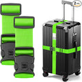 BILIONE Luggage Straps 88 inch Adjustable Suitcase Belt, Lockable Against by BILIONE