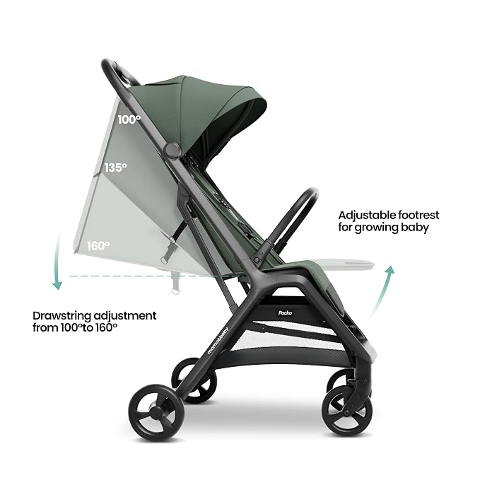 MAMA & BABY Packa Compact Travel Stroller – Lightweight, One-Hand Auto Folding - Image 7
