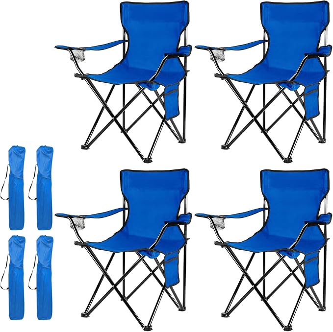 Damei century 4PCS Folding Camping Chairs-Lightweight, Installation-Free by Dameicentury