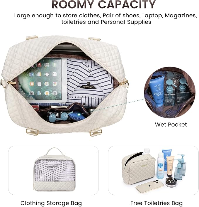 LOVEVOOK Travel Duffle Bag, Weekender Bags - Image 3
