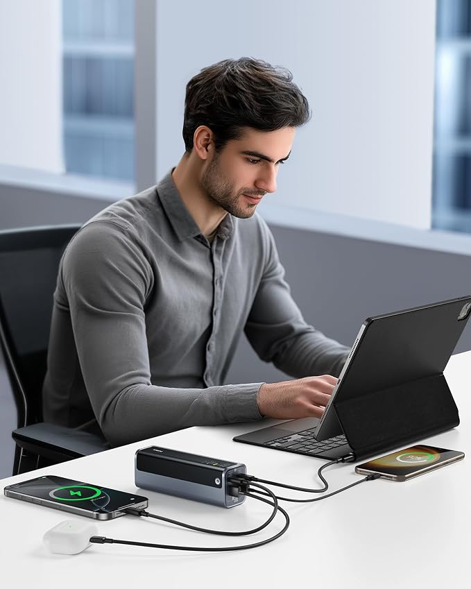 Baseus Laptop Power Bank, 20800mAh 145W Portable Charger USB C - Image 5