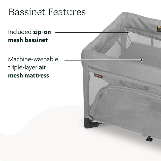 UPPAbaby Remi Playard | Deluxe 3-in-1 Portable Playard, Bedside Bassinet + - Image 5