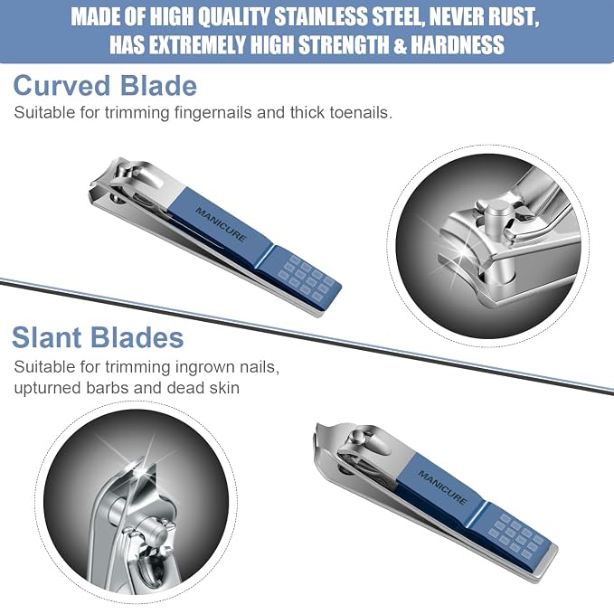 Manicure Set Professional Nail Clippers Pedicure Kit - Image 3
