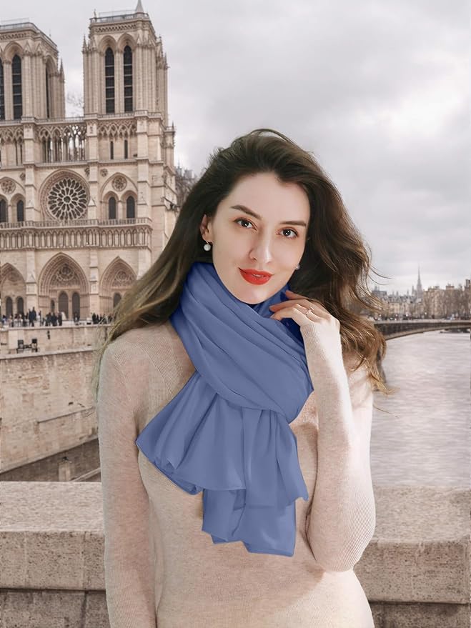 VENVSBEE Shawl Wraps for Women, Travel Scarf Soft Blanket Wrap Pashmina Travel - Image 3