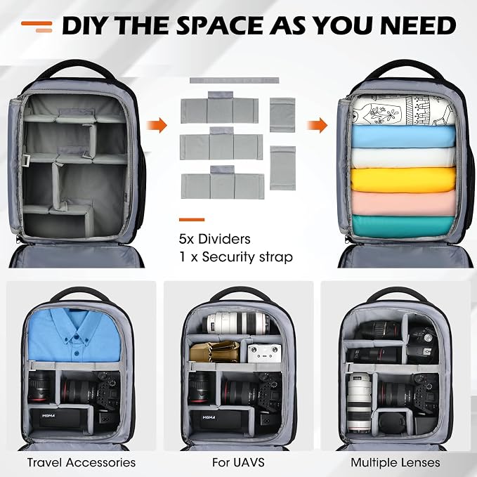 SDYSM Camera Bag Backpack Professional - Image 5