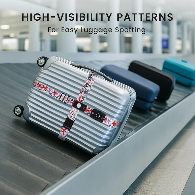 Travelkin Luggage Straps TSA Approved - Image 3