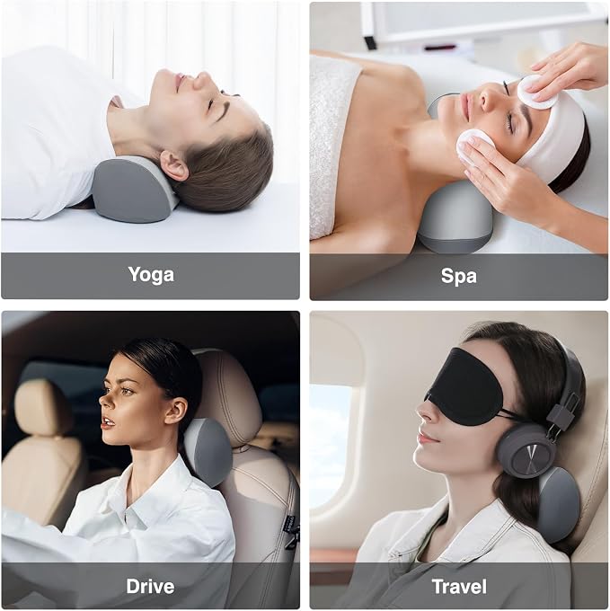 Neck Cervical Pillow Cervical Traction Device Lumbar Support Memory Foam Roll - Image 6