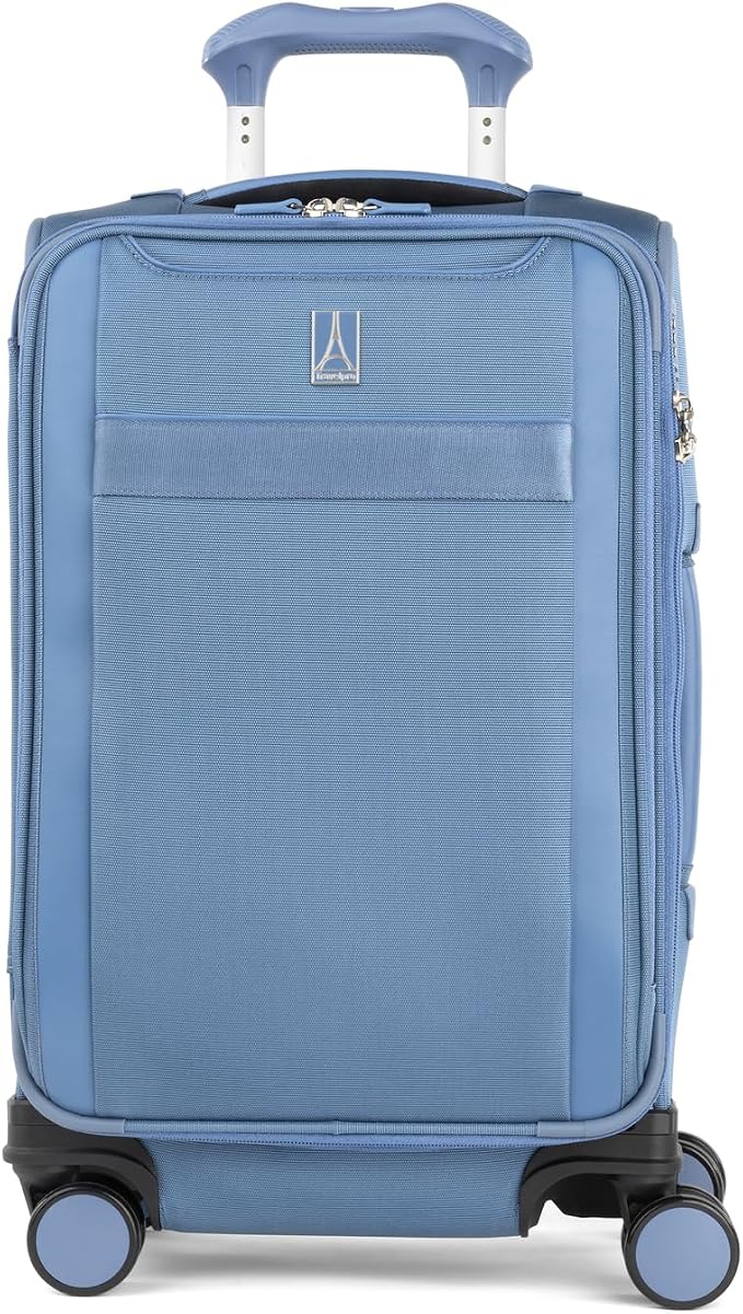 Travelpro VersaPack+ Lightweight Softside Expandable Carry on Luggage, 8 by Travelpro
