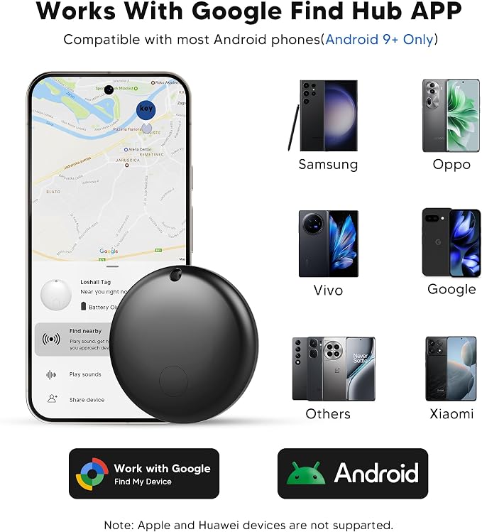 Air Tracker Tag for Android Smart Tag（Not for iOS）Air Tracker Tags-4 pack - Image 2